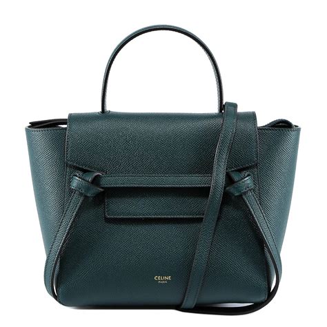 celine pico belt bag green|celine belt bag nano size.